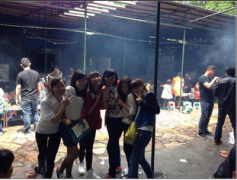 長沙林盛物業2014年度烈士公園燒烤活動